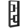 vidaXL Wandregal Schwarz 36x16x90 cm Holzwerkstoff