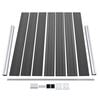 vidaXL Zaunelement Set WPC 353x146 cm Schwarz