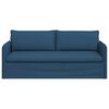 vidaXL Sofa 180cm Blau Metall