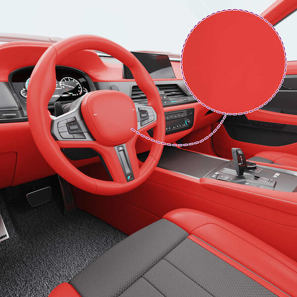 vidaXL Autofolien 2 Stk. Matt-Rot 100x150 cm