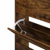 vidaXL Schuhschrank R&auml;uchereiche 63x24x147 cm Holzwerkstoff
