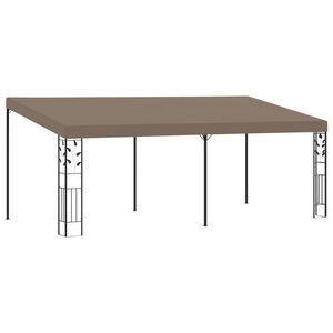 vidaXL Wand-Pavillon 6x3x2,5 m Taupe