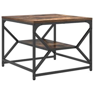 vidaXL Couchtisch Ger&auml;ucherte Eiche 51 x 50 x 40 cm
