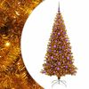 vidaXL Weihnachtsbaum Gold 180 cm PET