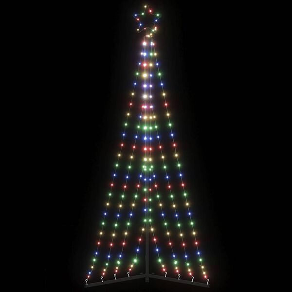 vidaXL LED Weihnachtsbaum 339 LEDs Mehrfarbig 187 cm