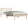 vidaXL Bettrahmen Braun 225,5 x 95,5 x 69,5 cm Massivholz Kiefer