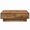 vidaXL Couchtisch Altholz 90 x 90 x 28 cm Holzwerkstoff