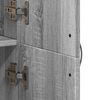 vidaXL Aktenschrank Grau Sonoma 60x32x153 cm Holzwerkstoff