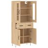 vidaXL Highboard Sonoma-Eiche 69,5x34x180 cm Holzwerkstoff