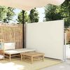vidaXL Ausziehbare Seitenmarkise 170×300 cm Creme