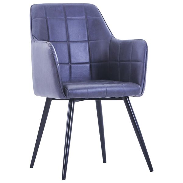 vidaXL Esszimmerst&uuml;hle 2 Stk. Grau Wildleder-Optik