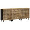 vidaXL Sideboards 3 Stk. Massivholz Mango