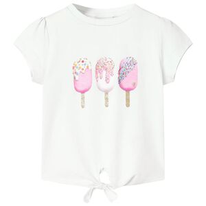 Kinder-T-Shirt Ecru 104