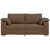 vidaXL Sofa 140cm Braun Stoff