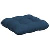 vidaXL Sitzkissen 4 pcs Blau 40 x 40 x 12 cm Stoff