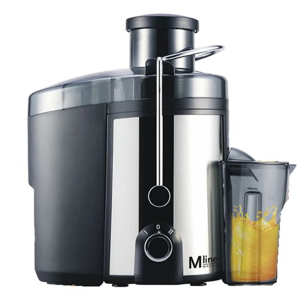 M-Line by Enrico Entsafter 400 W 1 L Schwarz und Silber