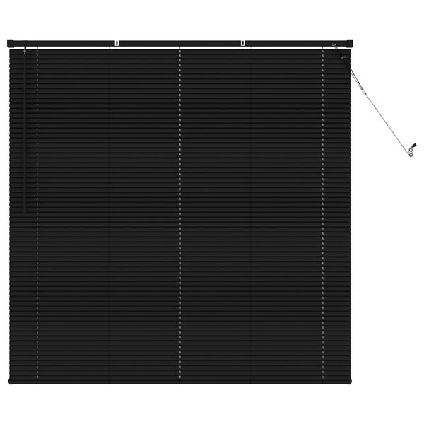 vidaXL Venetianer Jalousie Verstellbar Schwarz 150 x 140 cm PVC