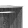 vidaXL Kleiderschrank Grau Sonoma 48x41x102 cm Holzwerkstoff