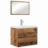 vidaXL Badezimmerm&ouml;bel-Set 3 stk. Altholz 61 x 39 x 45 cm