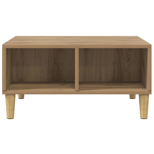 vidaXL Couchtisch Artisan-Eiche 60x60x30 cm Holzwerkstoff
