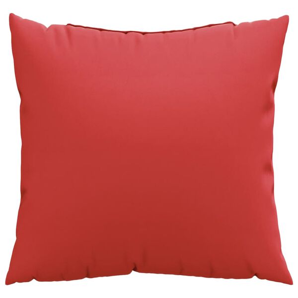 vidaXL Zierkissen 4 Stk. Rot 40x40 cm Stoff