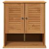 vidaXL Badezimmerschrank VIGO Braun und Honigbraun 67,5 x 34 x 71,5 cm