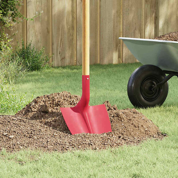 vidaXL Schaufelkopf 4 pcs Rot 39,5 x 27,5 cm Pulverbeschichteter Stahl