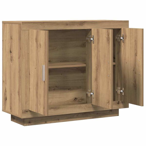 vidaXL Sideboard Artisan-Eiche 92x35x75 cm Holzwerkstoff