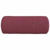 vidaXL Bolsterkissen 2 St&uuml;ck Weinrot &Oslash; 15 x 40 cm Stoff