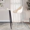 vidaXL Barhocker 2 Stk. Creme Samt