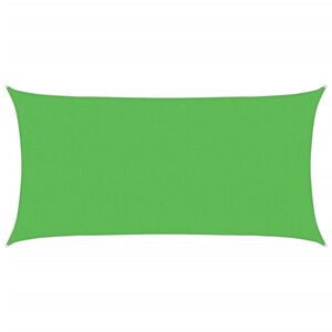 vidaXL Sonnensegel 160 g/m&sup2; Rechteckig Hellgr&uuml;n 2x3,5 m HDPE