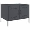 vidaXL Couchtisch Anthrazit 68x50x50,5 cm Stahl