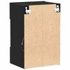 vidaXL TV-Schränk 2 pcs Schwarz 40 x 30 x 60.5 cm Holzwerkstoff