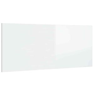 vidaXL Kopfteil Hochglanz-Wei&szlig; 200x1,5x80 cm Holzwerkstoff