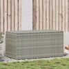 vidaXL Gartenbox Poly Rattan 100x50x50 cm Grau