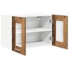 vidaXL H&auml;ngeschrank 2 pcs Altholz 60 x 31 x 40 cm Holzwerkstoff
