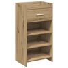 vidaXL Schuhschrank 48 x 36 x 92 cm Holzwerkstoff Artisan-Eiche