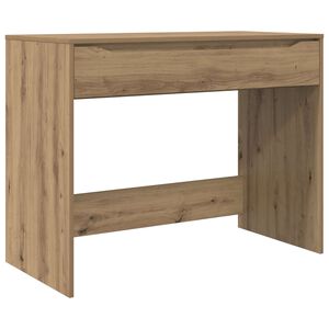 vidaXL Schreibtisch mit Schublade Artisan-Eiche Holzwerkstoff