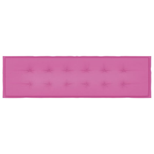 vidaXL Gartenbank-Kissen Rosa 180 x 50 x 4 cm Oxford Stoff