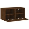 vidaXL TV-Wandschrank Braun Eiche-Optik 60x30x30 cm Holzwerkstoff