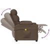 vidaXL Massagesessel Braun Stoff