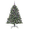 vidaXL Künstlicher Weihnachtsbaum mit 150 LEDs Grün 105 x 105 x 150 cm
