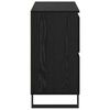 vidaXL Sideboard 3 pcs Schwarz Eichen-Optik 60 x 35 x 70 cm
