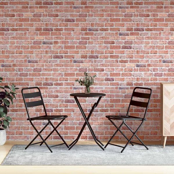 vidaXL 3D-Wandpaneele 10 Stk. Rot 100x50 cm EPS