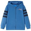 Kinder-Kapuzenpullover Blau 128