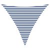 vidaXL Sonnensegel Blau und Wei&szlig; 3,6 x 3,6 x 3,6 m