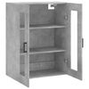 vidaXL Wandschrank Betongrau 69,5x34x90 cm