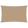 vidaXL Sonnensegel 160 g/m&sup2; Taupe 3x5 m HDPE