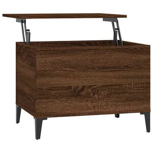 vidaXL Couchtisch Braun Eichen-Optik 60x44,5x45 cm Holzwerkstoff
