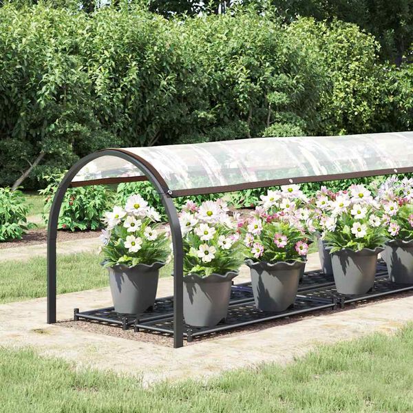 vidaXL Transparente Plane mit &Ouml;sen 1x4 m Polyethylen